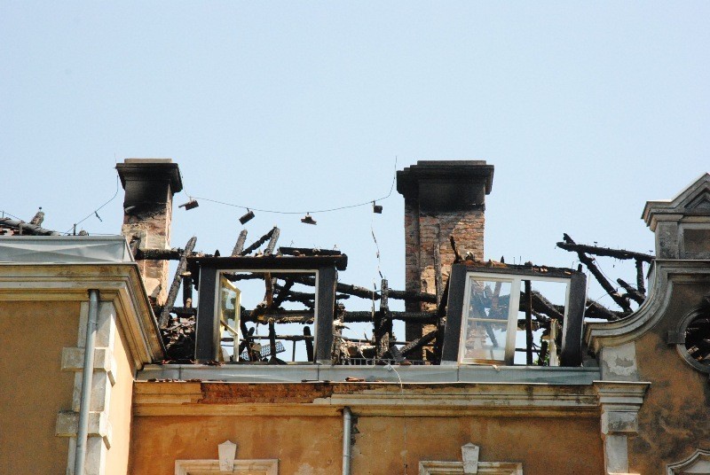 Pożar pałacu w Wonieściu - co dalej z zabytkowym budynkiem?