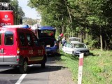 Wypadek w Jarocinie: Na K-11 osobówka zderzyła się z ciężarówką [ZDJĘCIA]