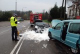 Wypadek na skrzyżowaniu Machutty i Warszawskiej. Zderzyły się cztery auta [ZDJĘCIA]