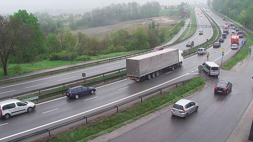 Wypadek w Gaju. Duże utrudnienia na zakopiance [KRÓTKO]