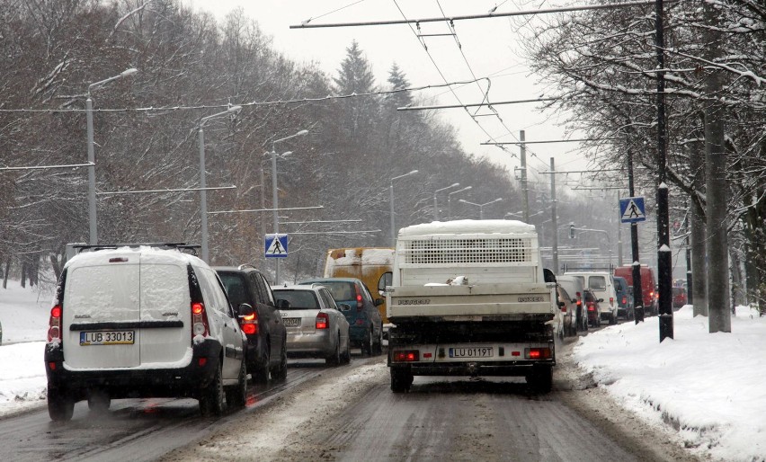 Atak zimy w Lublinie