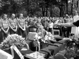 Sympatycy Ruchu Chorzów zachowali powagę na pogrzebie kolegi