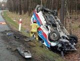 Wypadek karetki w Tychach. Na miejscu wylądował śmigłowiec LPR, są ranni