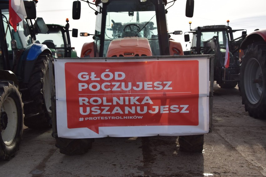 Strajk rolników w Augustowie