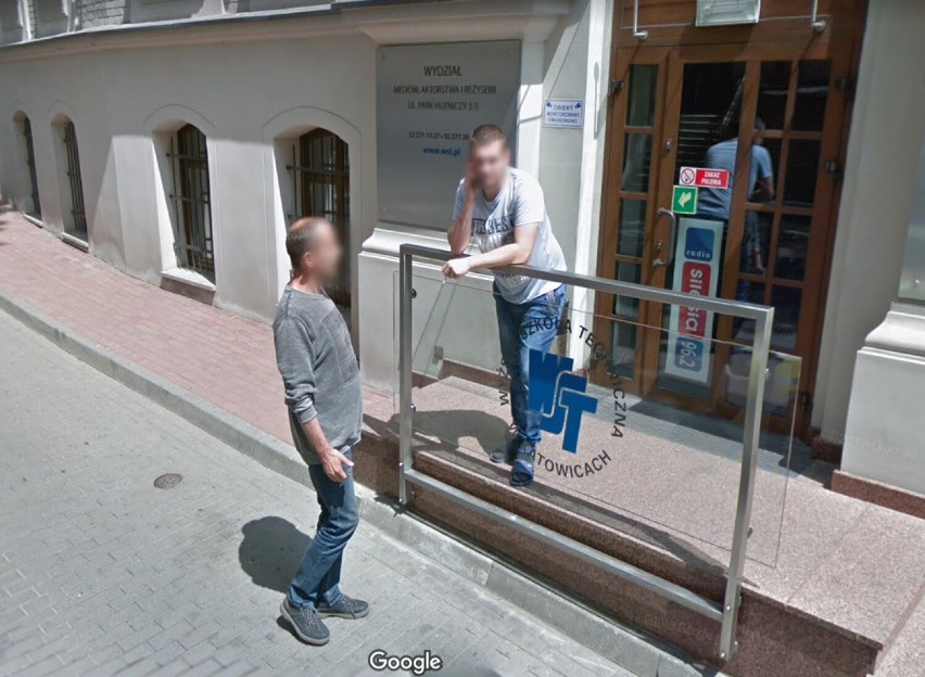 Mieszkańcy Zabrza przyłapani przez kamerę Google Street View