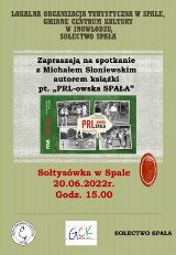 Spotkanie z Michałem Słoniewskim, autorem nowej książki pt. "PRL-owska Spała"