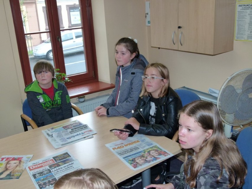 Naszą redakcję odwiedzili uczniowie Szkoły Podstawowej nr 2 w Zduńskiej Woli