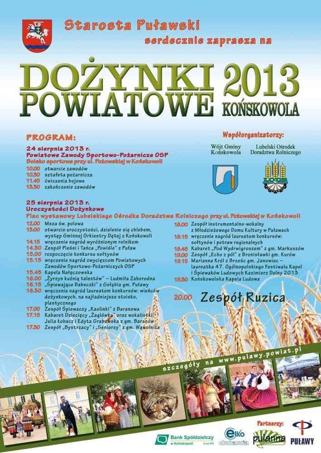 Puławy: Dożynki Powiatowe 2013