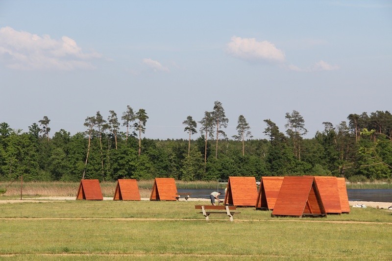 Nowe domki nad zalewem