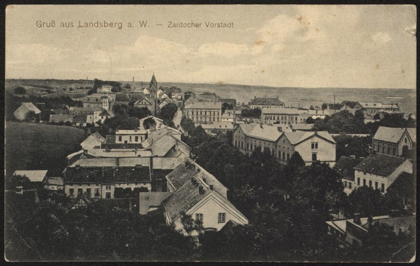 Rok 1916. To widokówka z obecnego Gorzowa. Zdjęcie...