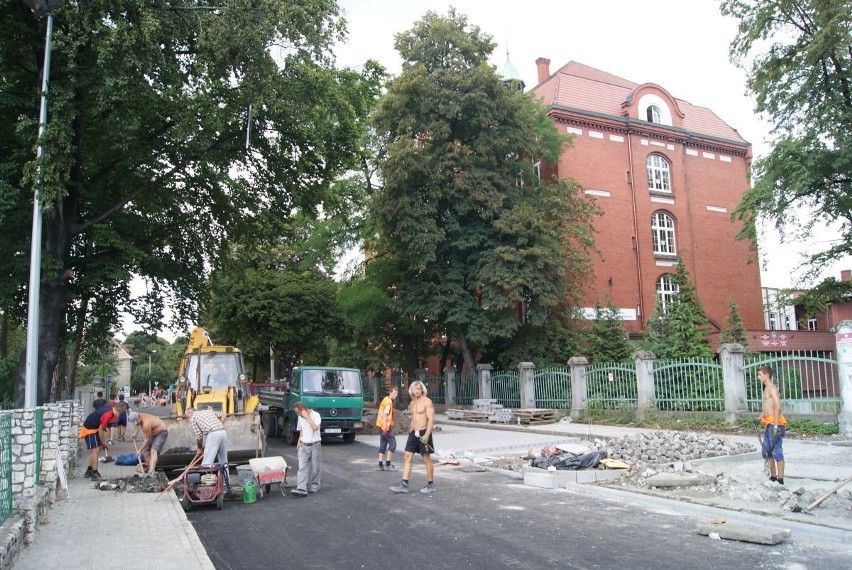 Remont ulicy Kasprowicza w Raciborzu