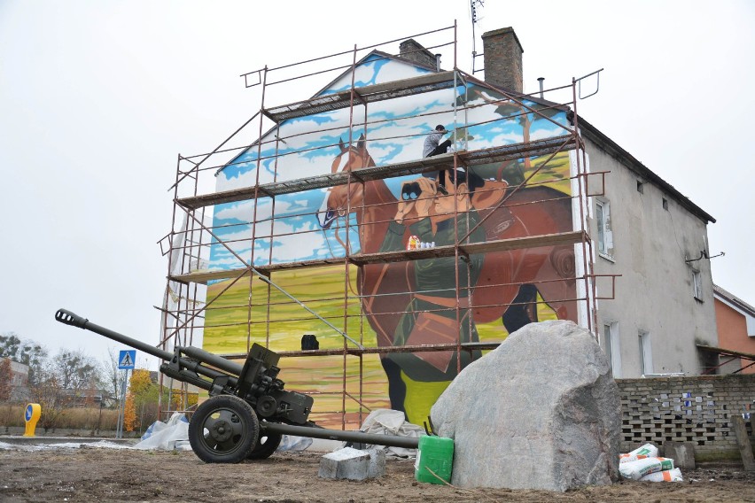 Patriotyczny mural powstał w Witnicy.