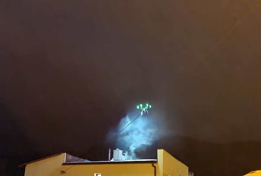 Muszyna. Dronami sprawdzano czym mieszkańcy palą w piecach [ZDJĘCIA]