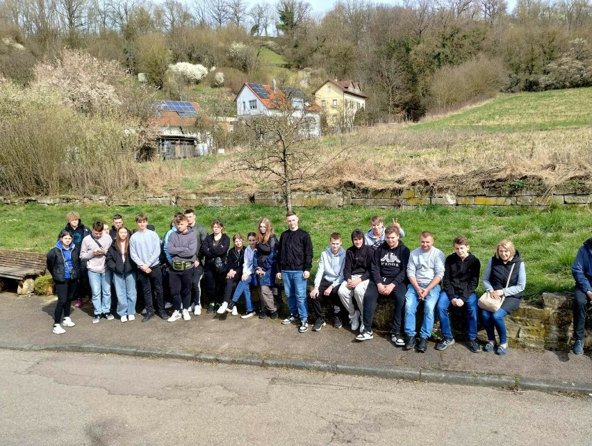 Uczniowie ze Szczebrzeszyna podczas wyprawy do Niemiec