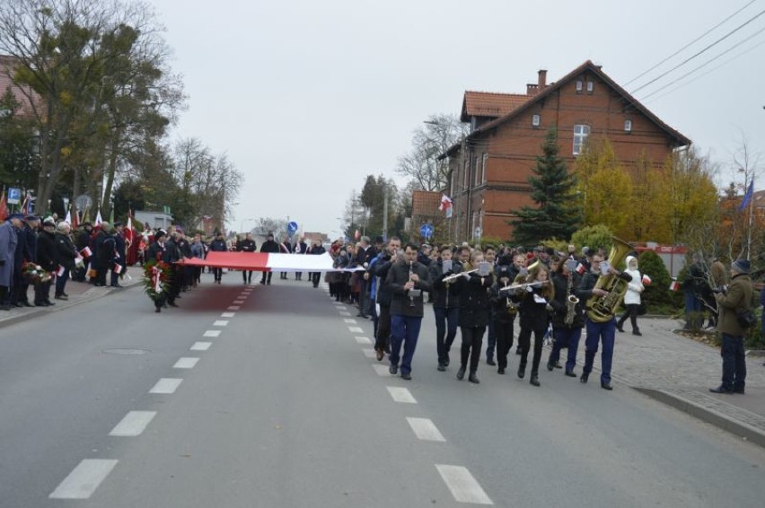 Narodowe Święto Niepodległości w Sztumie - uroczystości pod Głazem Pamięci