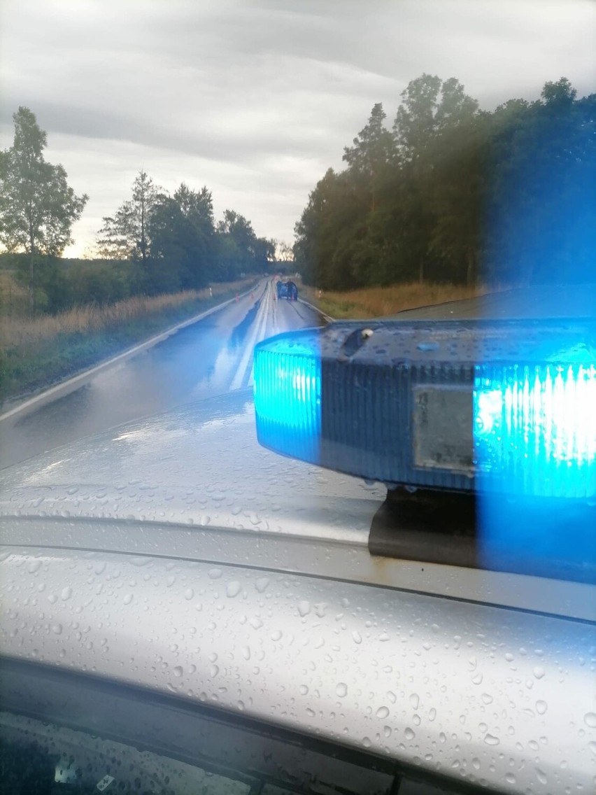 Wypadek na DK 65 koło Olecka                 