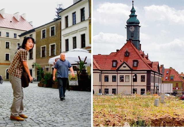 Po lewej rynek w Lublinie, po prawej rynek w Lubinie. Kto widział, nie pomyli tych miast