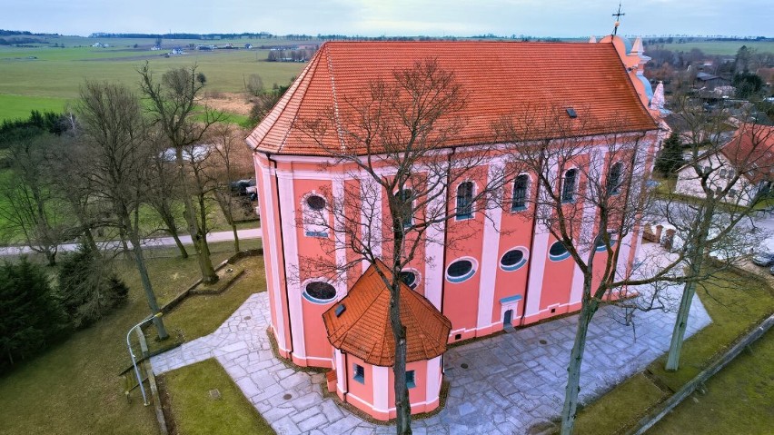 Sanktuarium w Skrzatuszu. Tak wygląda z lotu ptaka w obiektywie Adriana Krupczyńskiego 