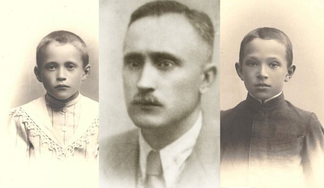 Od lewej:Czesław Chrupek, Michał Chrupek i Tadeusz Chrupek