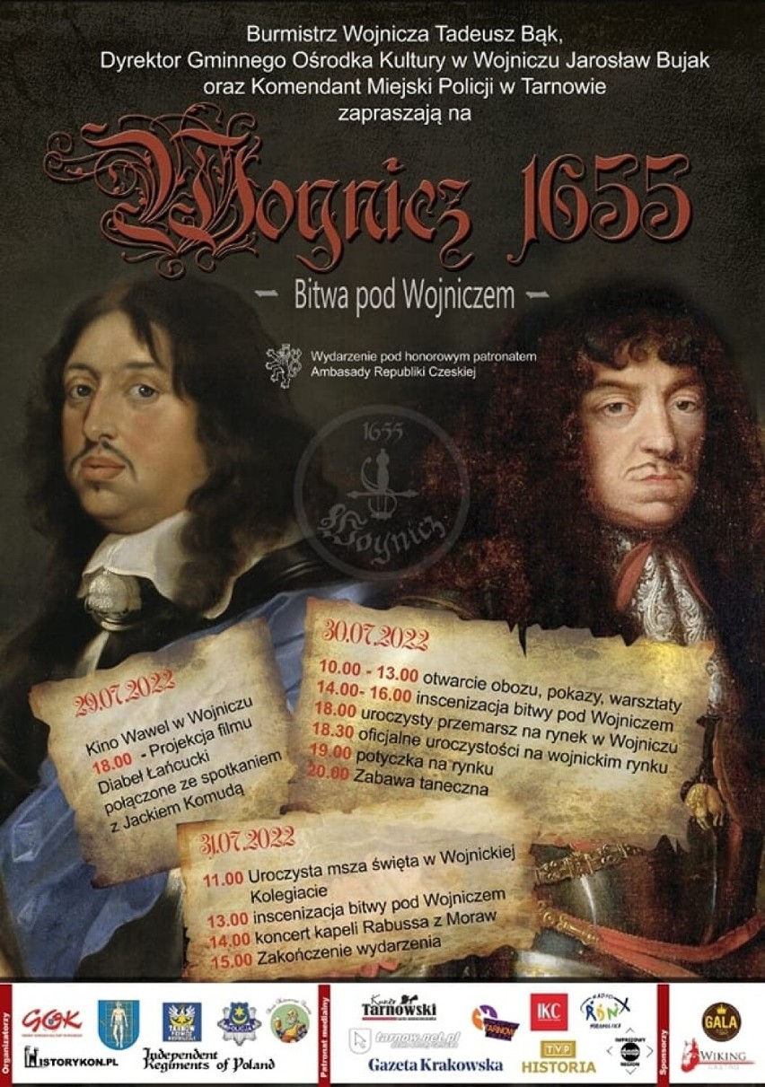 Bitwa pod Wojniczem „Woynicz 1655”. W programie imprezy...