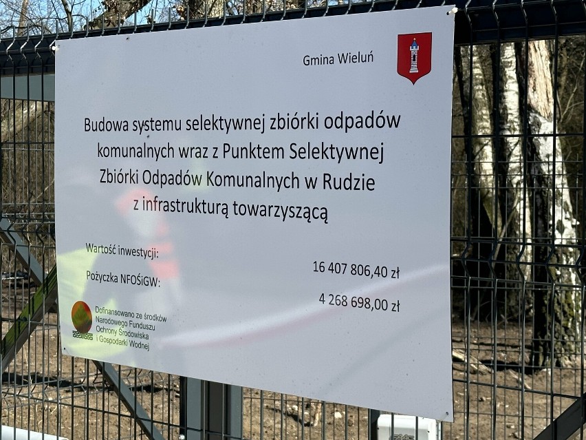 Oficjalne otwarcie Punktu Selektywnej Zbiórki Odpadów Komunalnych w Rudzie pod Wieluniem