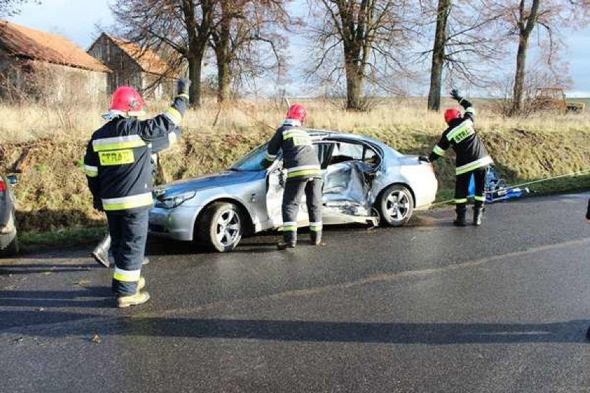 Wypadek w Płoskini