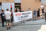 Protest anarchistów w Poznaniu w obronie mieszkańców kamienicy na Chwaliszewie [ZDJĘCIA]