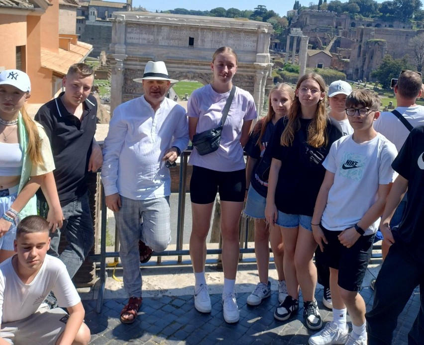 Na tle Forum Romanum