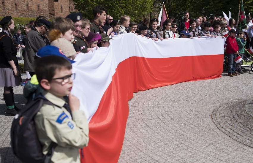 Dzień Flagi Rzeczpospolitej w Toruniu [ZDJĘCIA]
