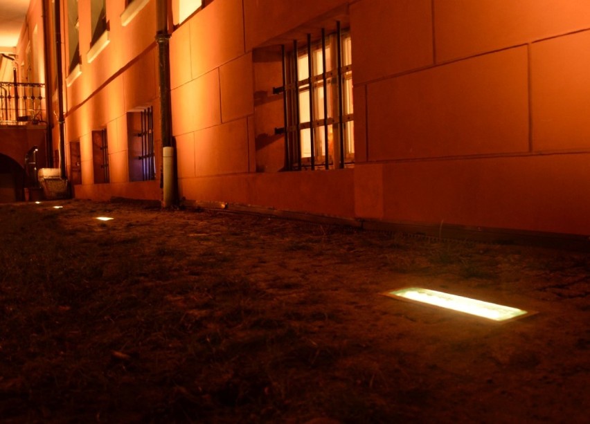 Iluminacja na wejherowskim muzeum
