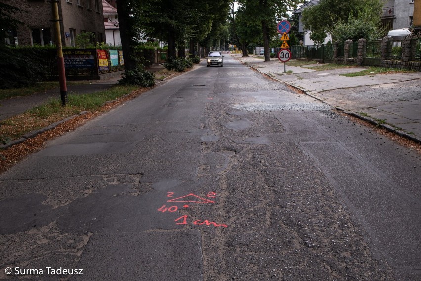 Ruszył remont ulicy Andersa w Stargardzie. Fotoreportaż Tadeusza Surmy - 6 sierpnia 2021 r.