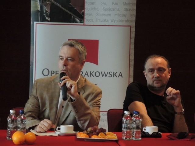 Konferencja prasowa opery &quot;Miłość do trzech pomarańczy&quot; w Operze Krakowskiej