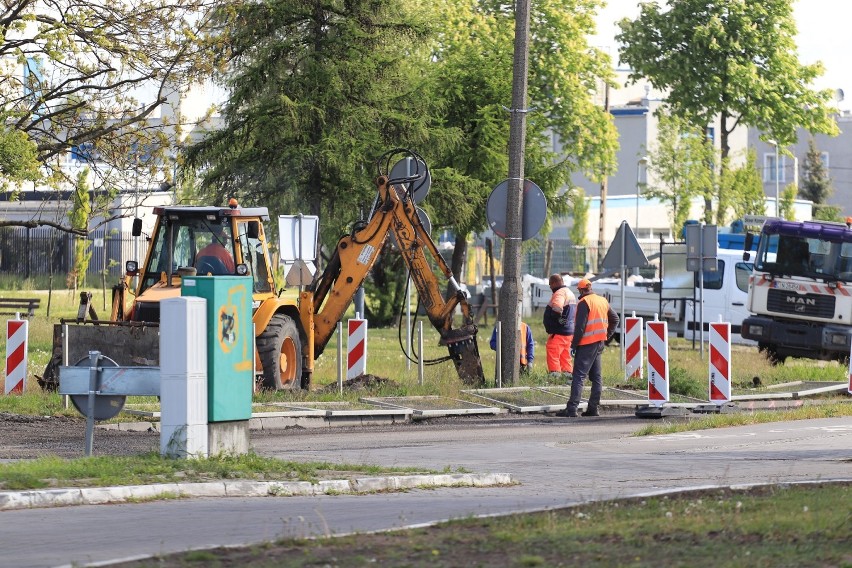 W Inowrocławiu powstaje pierwsze rondo turbinowe [zdjęcia]