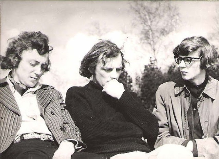 74 Grupa Biednych. Od lewej: Henryk Tomala, Jerzy Izdebski,...