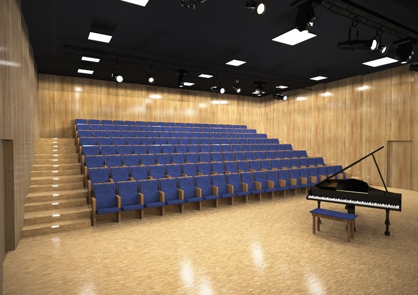 Tak będzie wyglądać nowa Szkoła Muzyczna, do nowego obiektu...