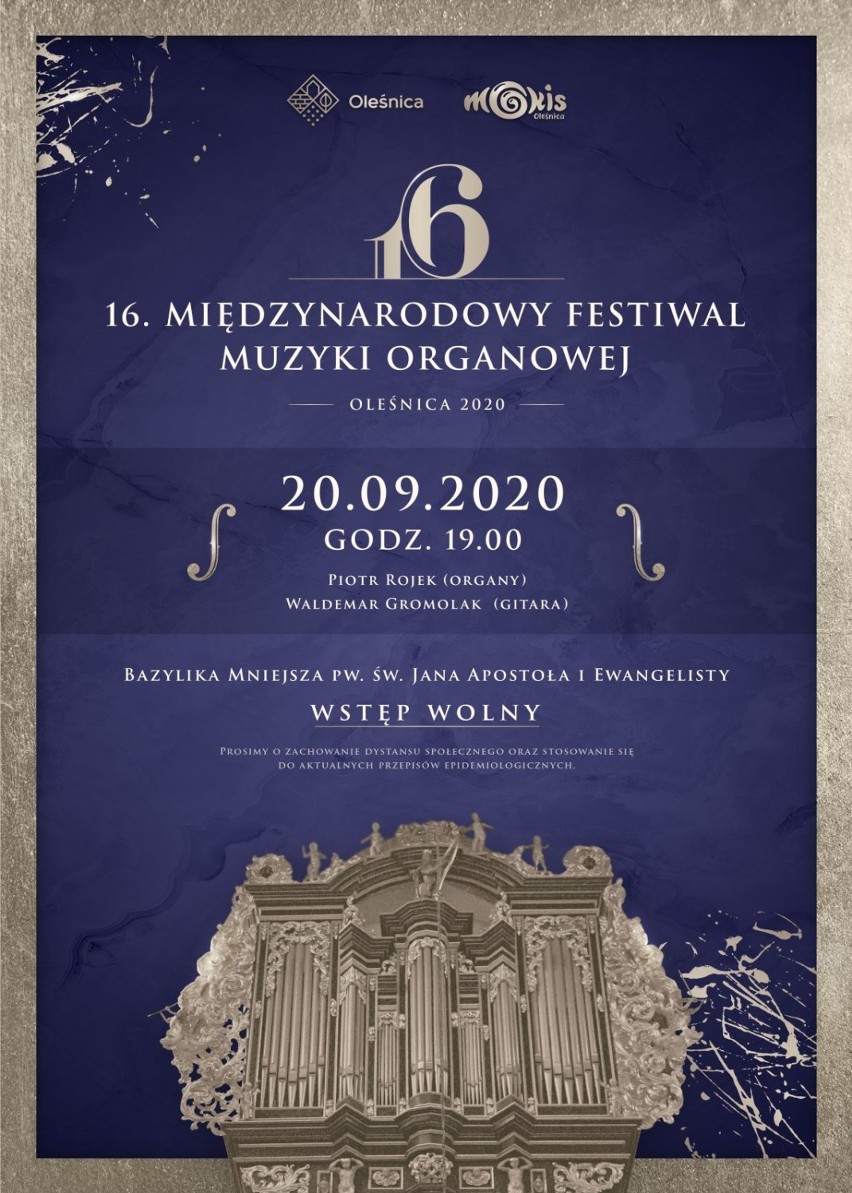 Dni Europy 2020. Kolejny koncert organowy w oleśnickiej bazylice