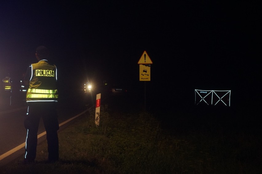 Wypadek w Zarajcu na trasie Janów Lubelski - Kraśnik. Nie żyją trzy osoby (ZDJĘCIA, WIDEO)