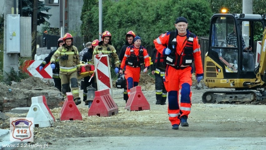 Tychy: Mężczyzna porażony prądem, lądował śmigłowiec LPR [ZDJĘCIA]