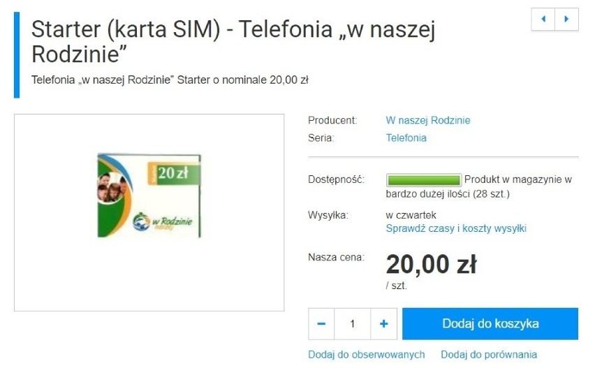 W sklepie internetowym Fundacji Lux Veritatis prowadzonej...