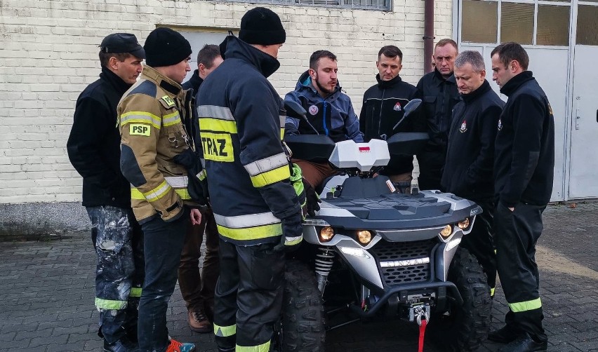 Straż pożarna dostała nowy sprzet. Quad dla KP PSP Zduńska Wola