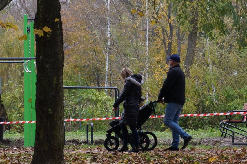 Chełm. W Parku Miejskim powstaje plac do uprawiania kalisteniki – zobaczcie zdjęcia