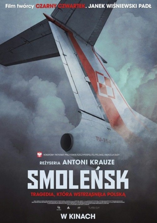 Plakat najgorszego filmu 2016 roku - 'Smoleńsk&quot;.