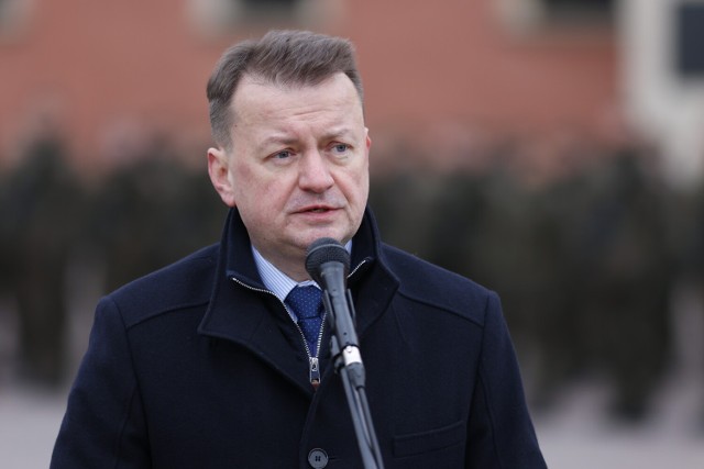 Wicepremier, minister obrony narodowej Mariusz Błaszczak.