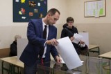 Wybory samorządowe 2018. Konrad Berkowicz zagłosował [ZDJĘCIA]