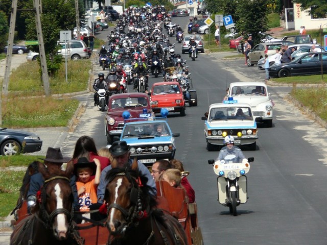 Zlot motocyklowy w Poddębicach