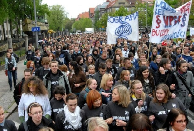 Korowód studentów w 2010 roku