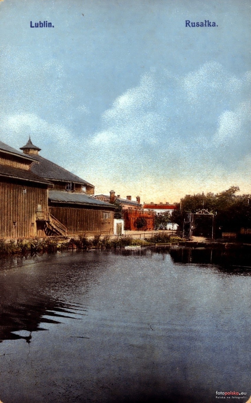 Teatr letni "Rusałka"  na fotografii z 1912 r.