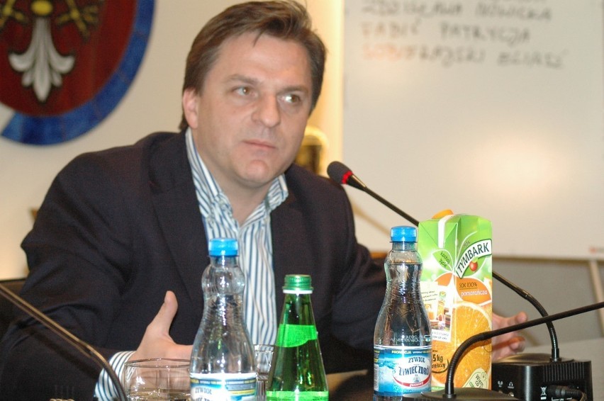 Dziennikarz Bogdan Rymanowski w Wolsztynie