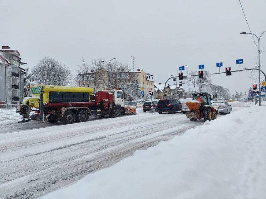 Atak zimy w Białymstoku - 29.01.2021 r. Trudne warunki do...