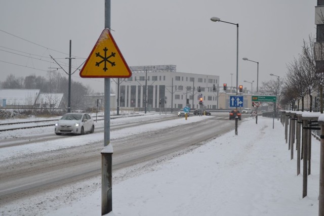 Zima na chorzowskich ulicach